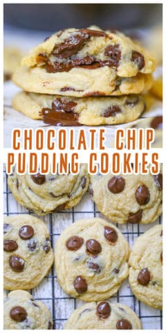 Home-made Chocolate Chip Pudding Cookies