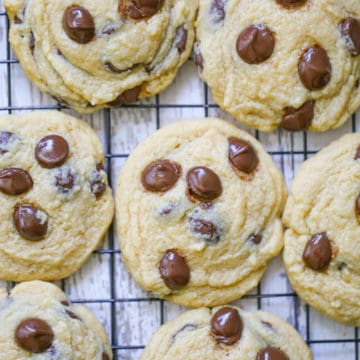 Homemade Chocolate Chip Pudding Cookies