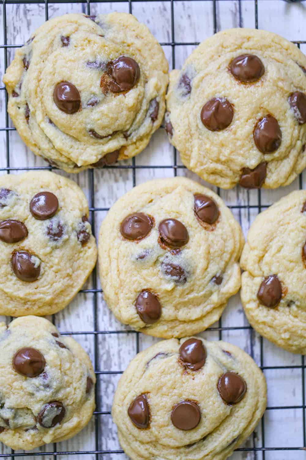 Homemade Chocolate Chip Pudding Cookies