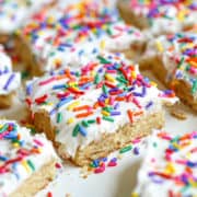 Super Easy Gluten Free Cookie Bars - Sugar Free too!