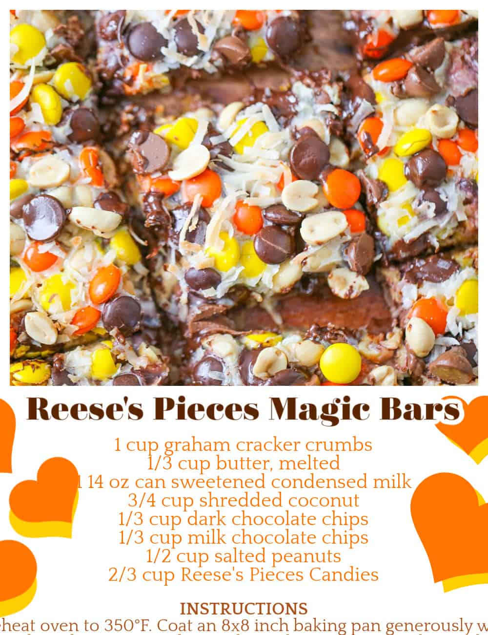Reese's Pieces Magic Bars