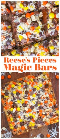 Reese's Pieces Magic Bars