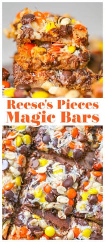 Reese's Pieces Magic Bars