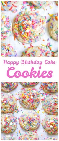 Birthday Cake Cookies recipe