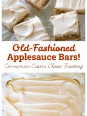 Easy Applesauce Bars