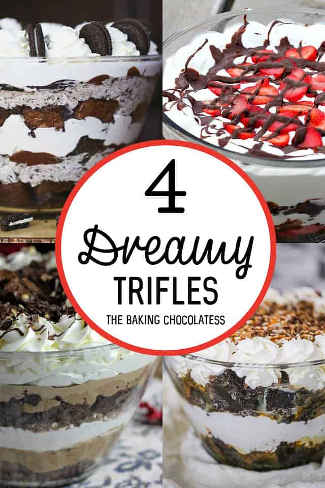 4 DREAMY CHOCOLATE TRIFLES