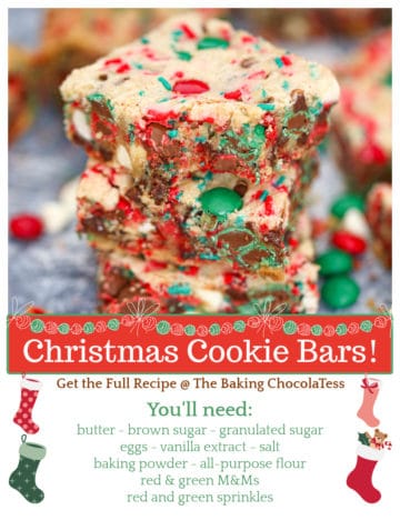 Christmas Cookie Bars