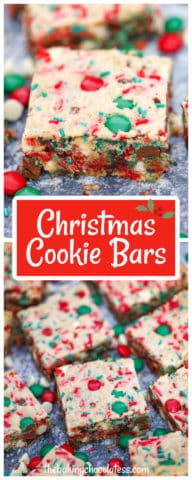 Christmas Cookie Bars