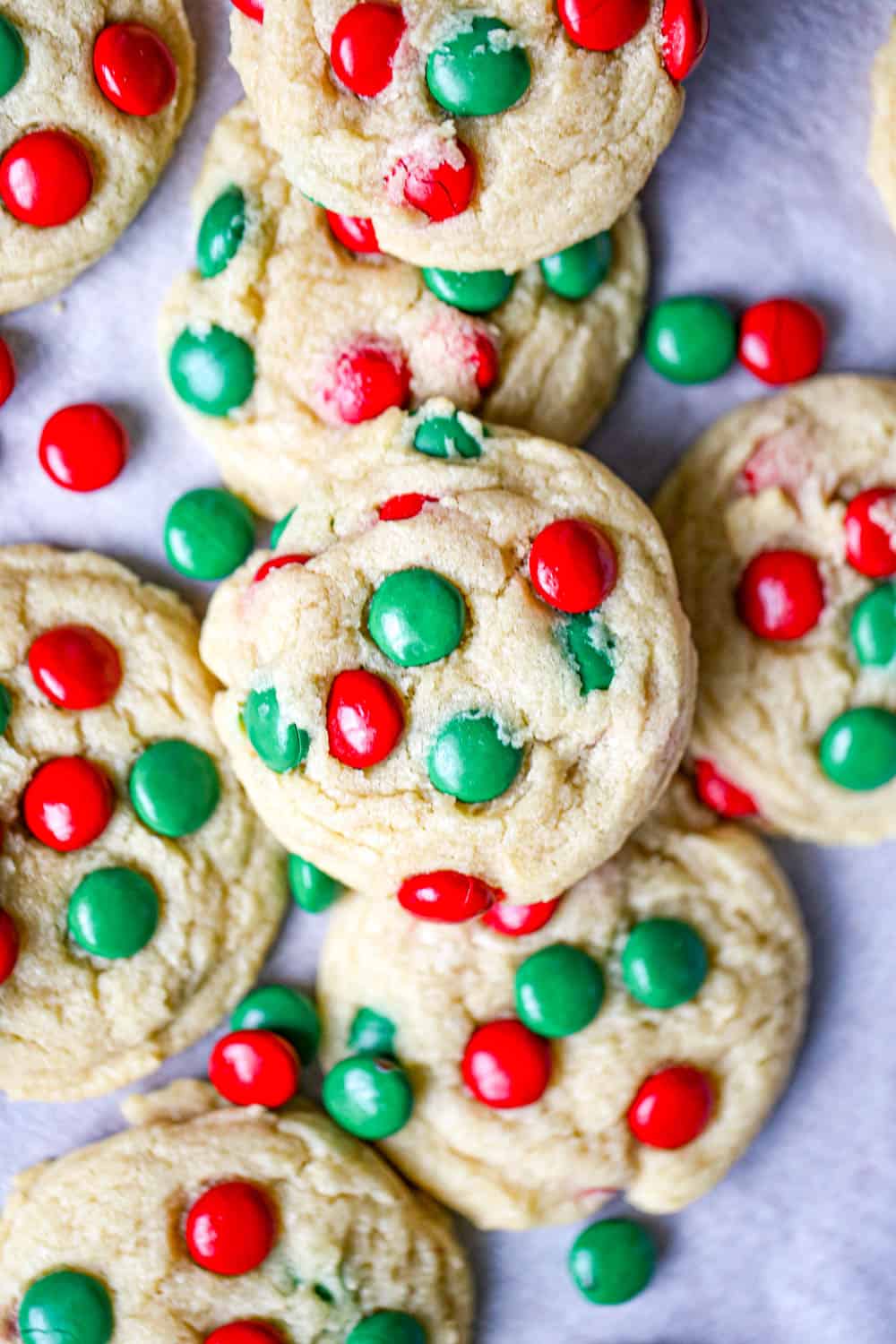m&m christmas cookies recipe