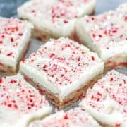 Peppermint Sugar Cookie Bars