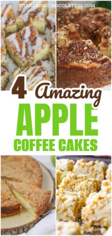 4 amazing apple coffee cakes