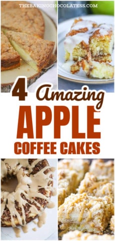 4 amazing apple coffee cakes