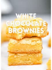 White Chocolate Brownies