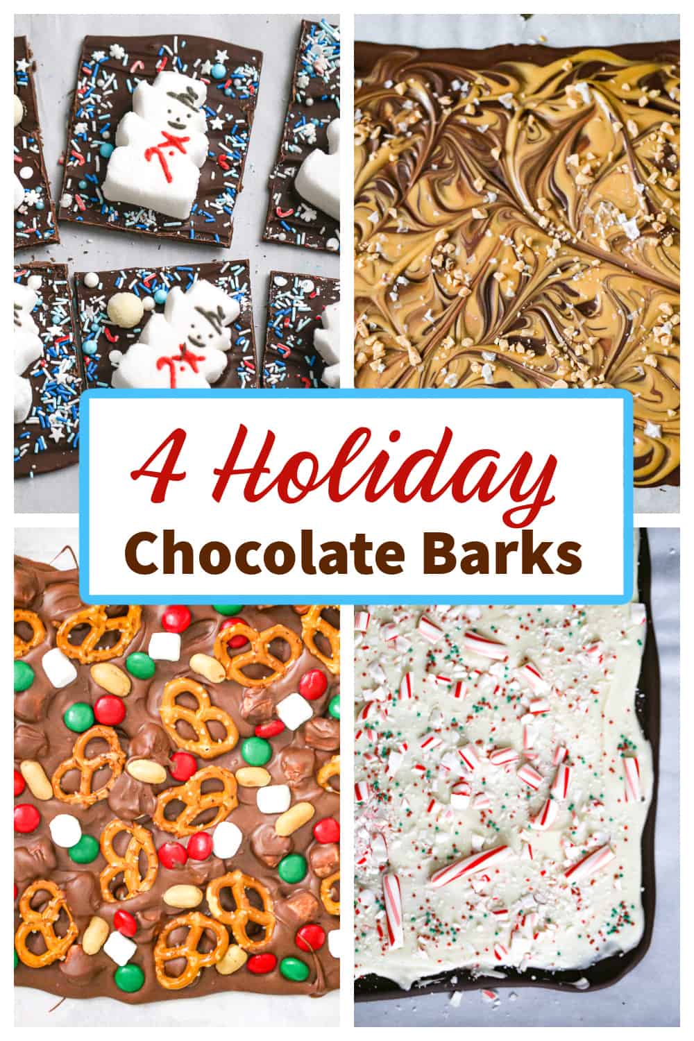 how to make holiday chocolate bark