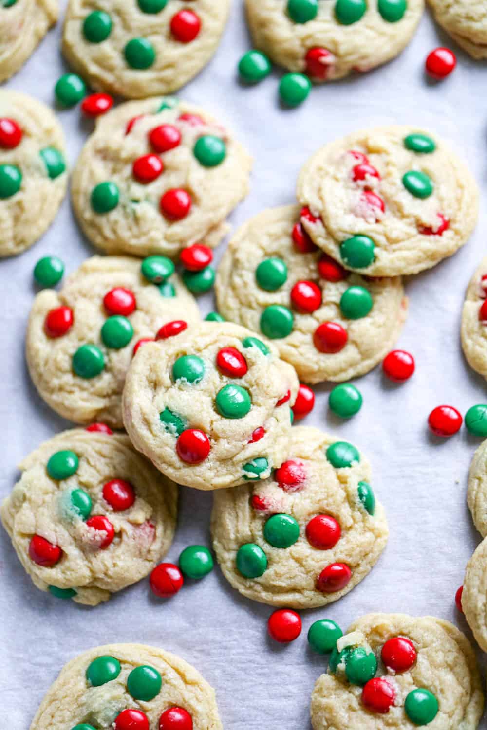 M&M Christmas Cookies
