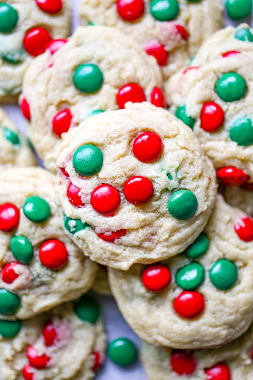 M&M Christmas Cookies