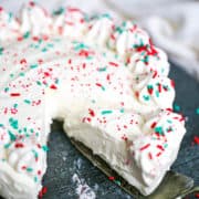 Easy Eggnog Cheesecake