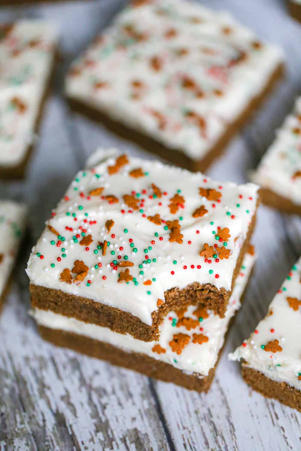 gingerbread bars recipe cream cheese frosting