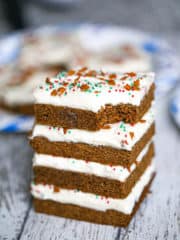 stack of Gingerbread Bars