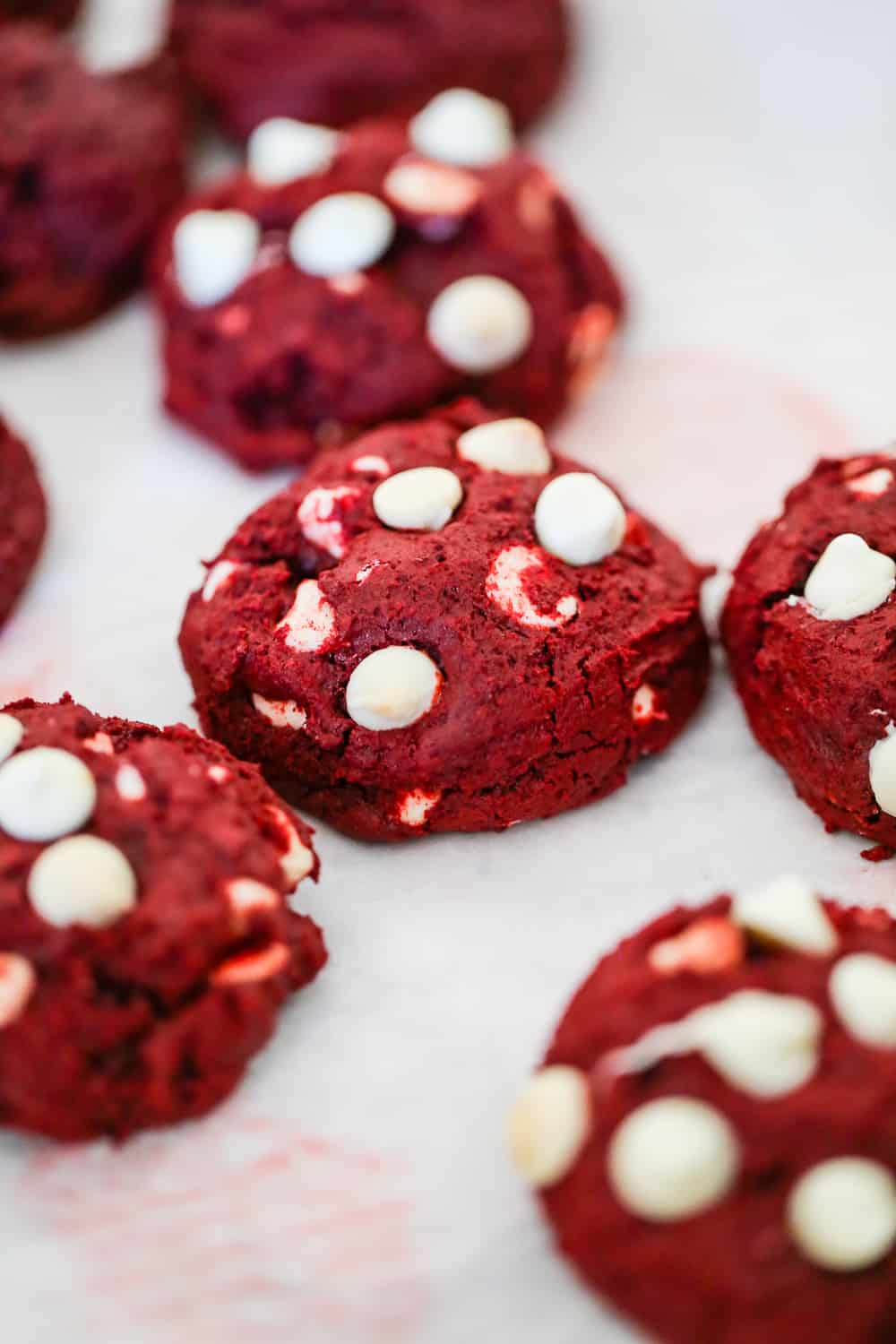 Red Velvet Levain Cookies