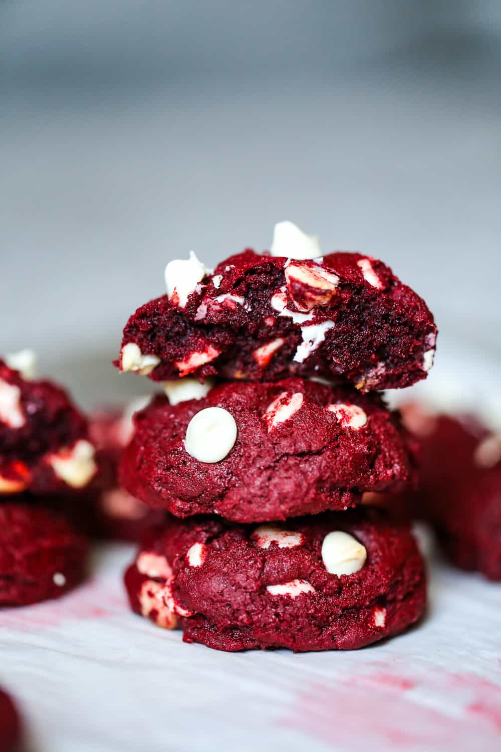 Red Velvet Levain Cookies