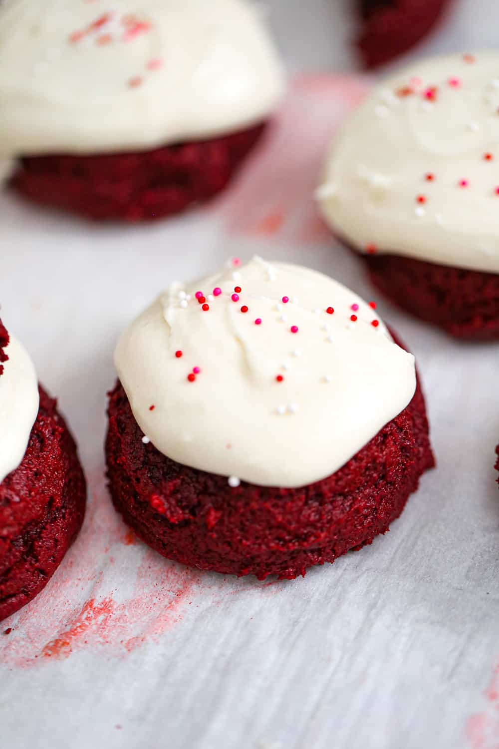 Red Velvet Levain Cookies