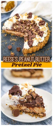 Reese's Peanut Butter Pretzel Pie