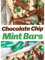 Chocolate Chip Mint Bars