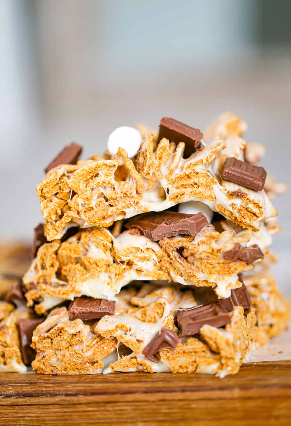 S Mores Graham Cereal Bars The Baking