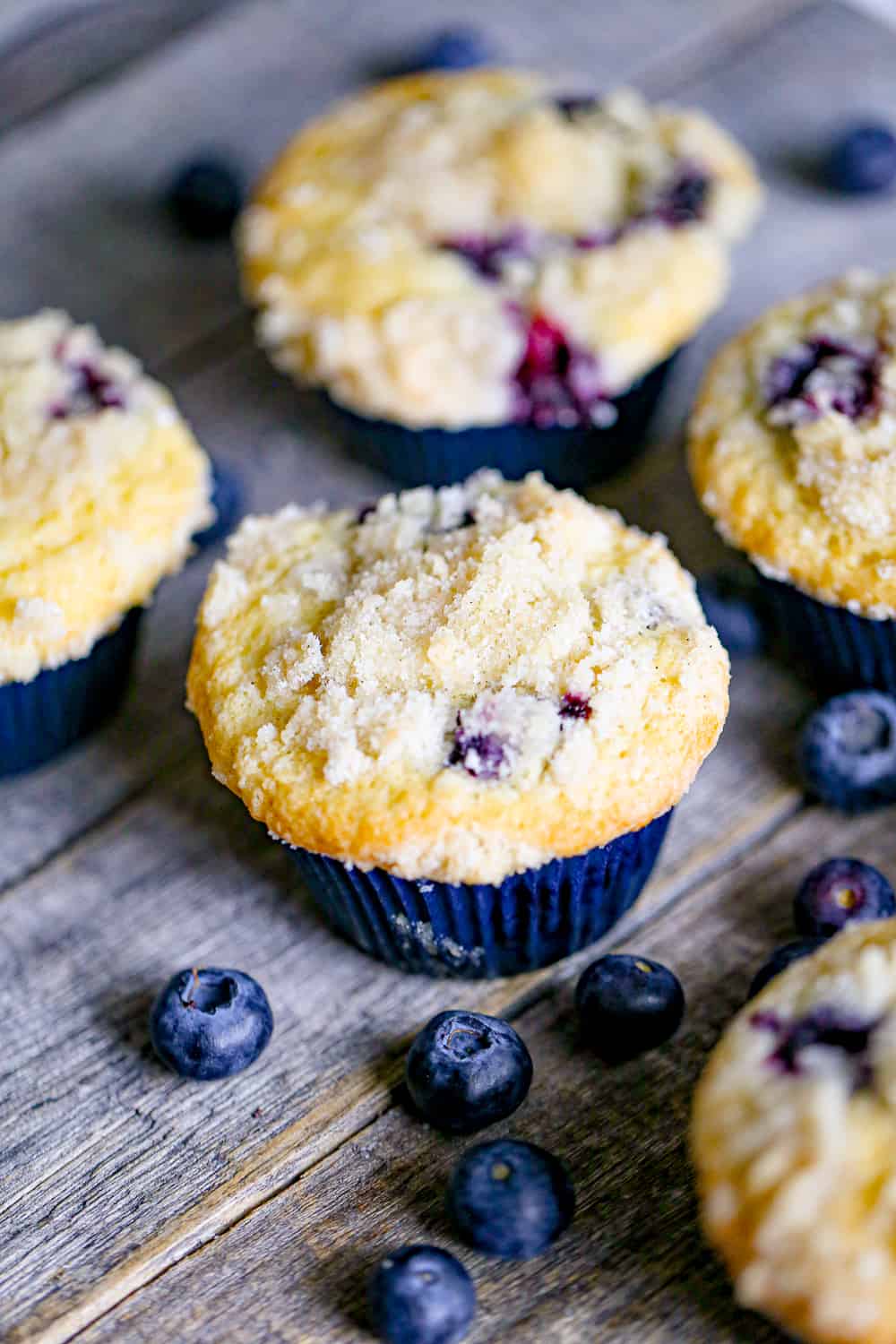Blueberry Cream Cheese Muffins