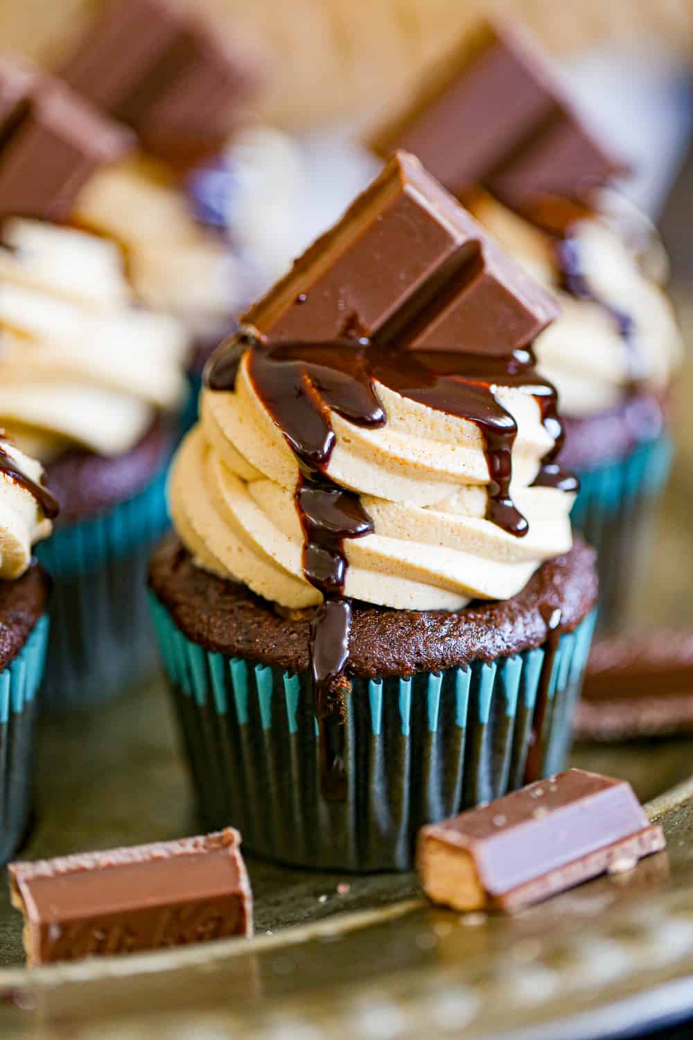 Ultimate Kit Kat Cupcakes