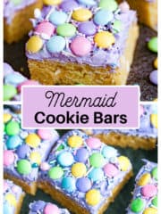 Mermaid Cookie Bars