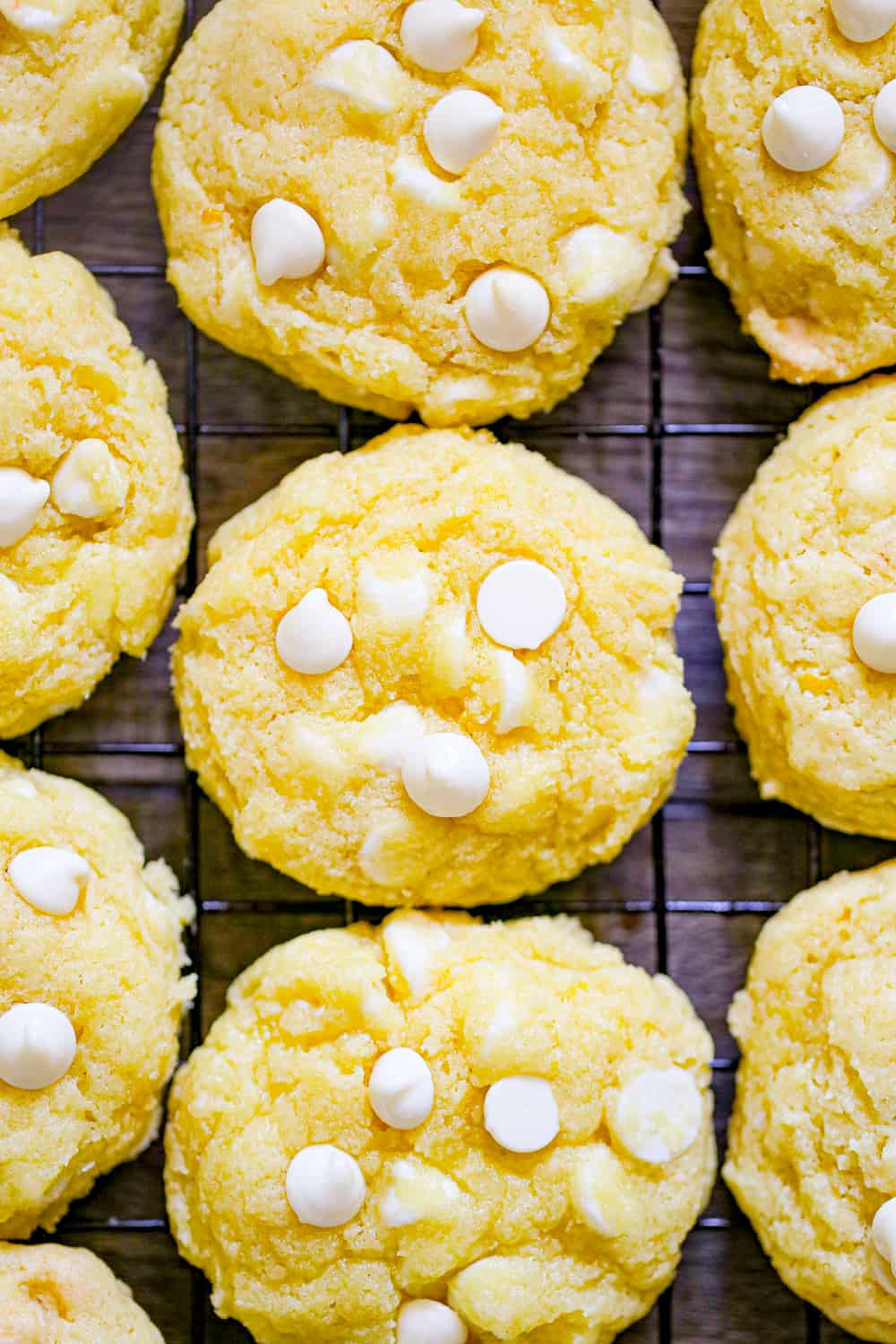 homemade lemon cookies with lemon pudding
