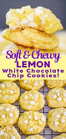 soft and chewy lemon cookies