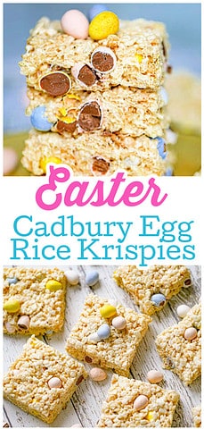 Cadbury Egg Rice Krispies