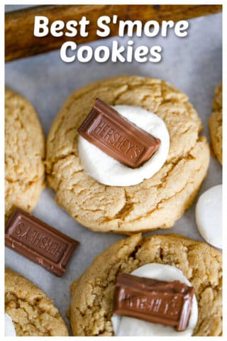 peanut butter cookies s'mores recipe