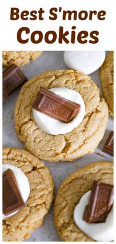 peanut butter cookies s'mores recipe