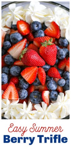 Easy Berry Trifle