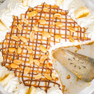 Banana Peanut Butter Cream Pie