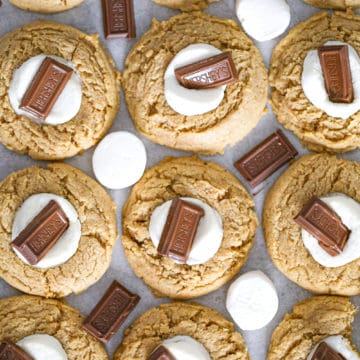 peanut butter cookies s'more recipe