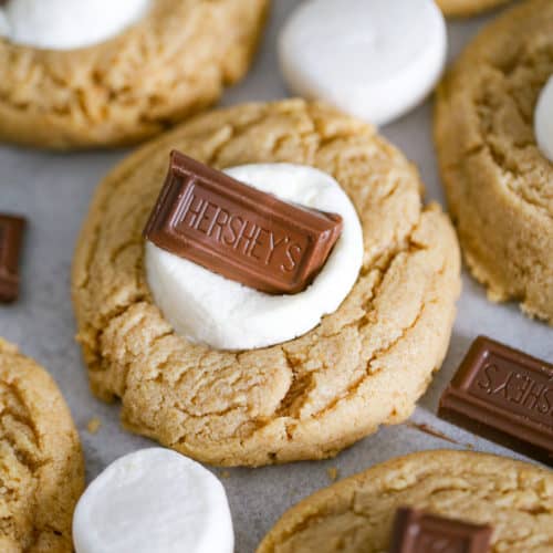 peanut butter cookies s'more recipe