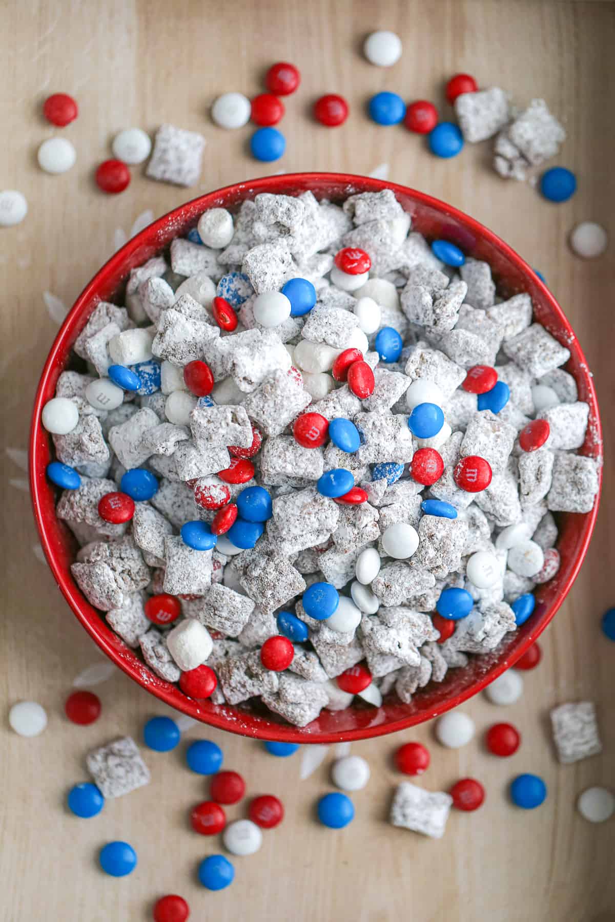 Red White & Blue Puppy Chow
