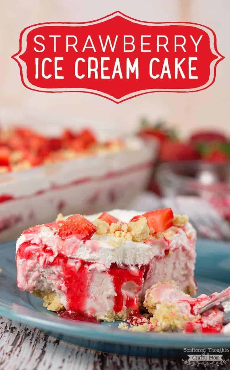 Our family loves this Strawberry Ice Cream Cake. Golden Oreos, Strawberries, ice cream – what’s not to love! With minimal hands-on time, this light and delicious frozen dessert is the perfect make-ahead treat for all your spring and summer get-togethers.