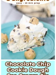 Cookie Dough chocolate chip ice cream treat