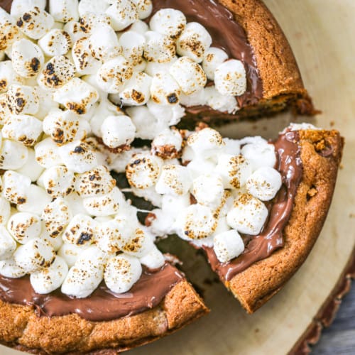 S'mores Cookie Cake