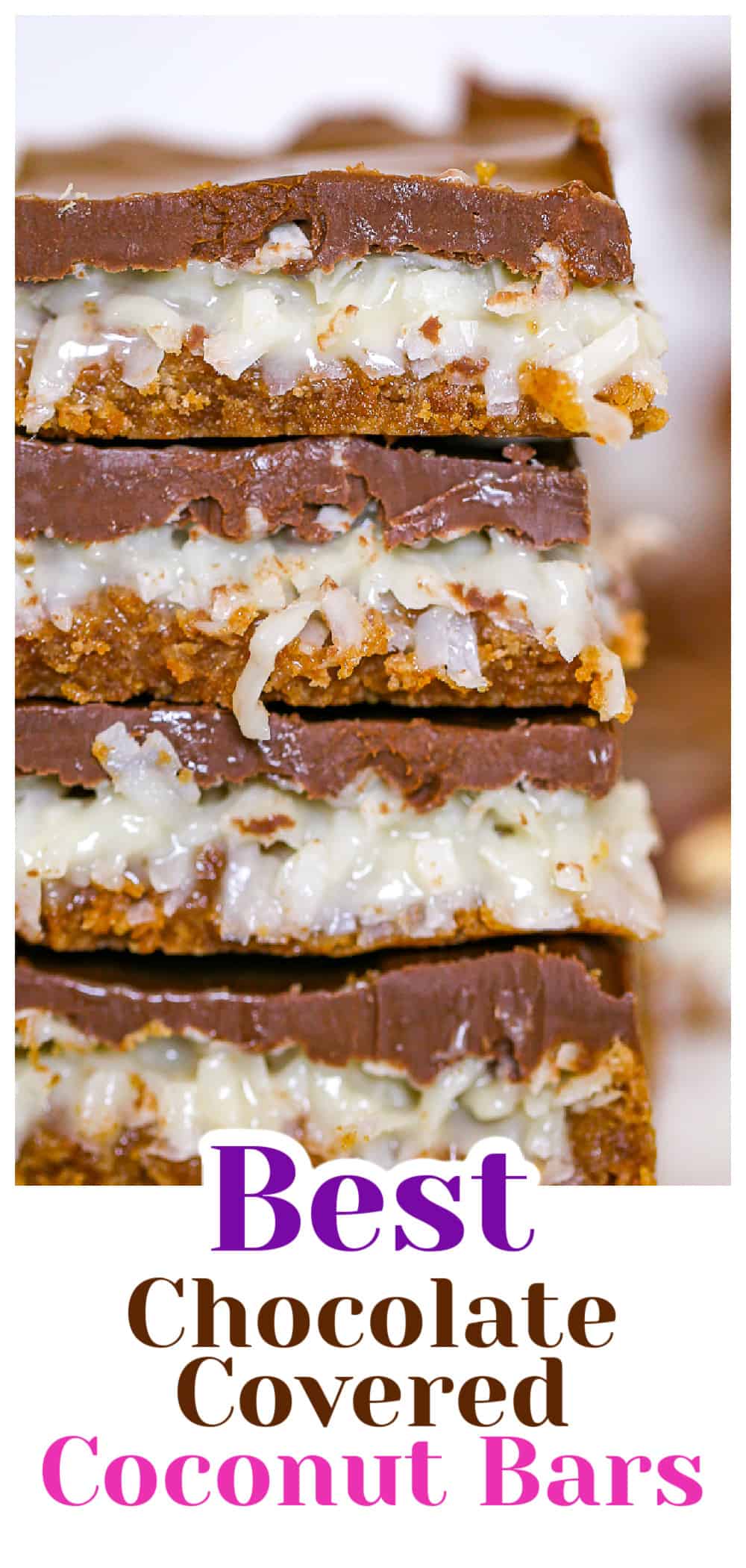 Chocolate Coconut Layered Bars The Baking ChocolaTess
