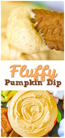fluffy pumpkin pie dip cream cheese recipe fall dessert