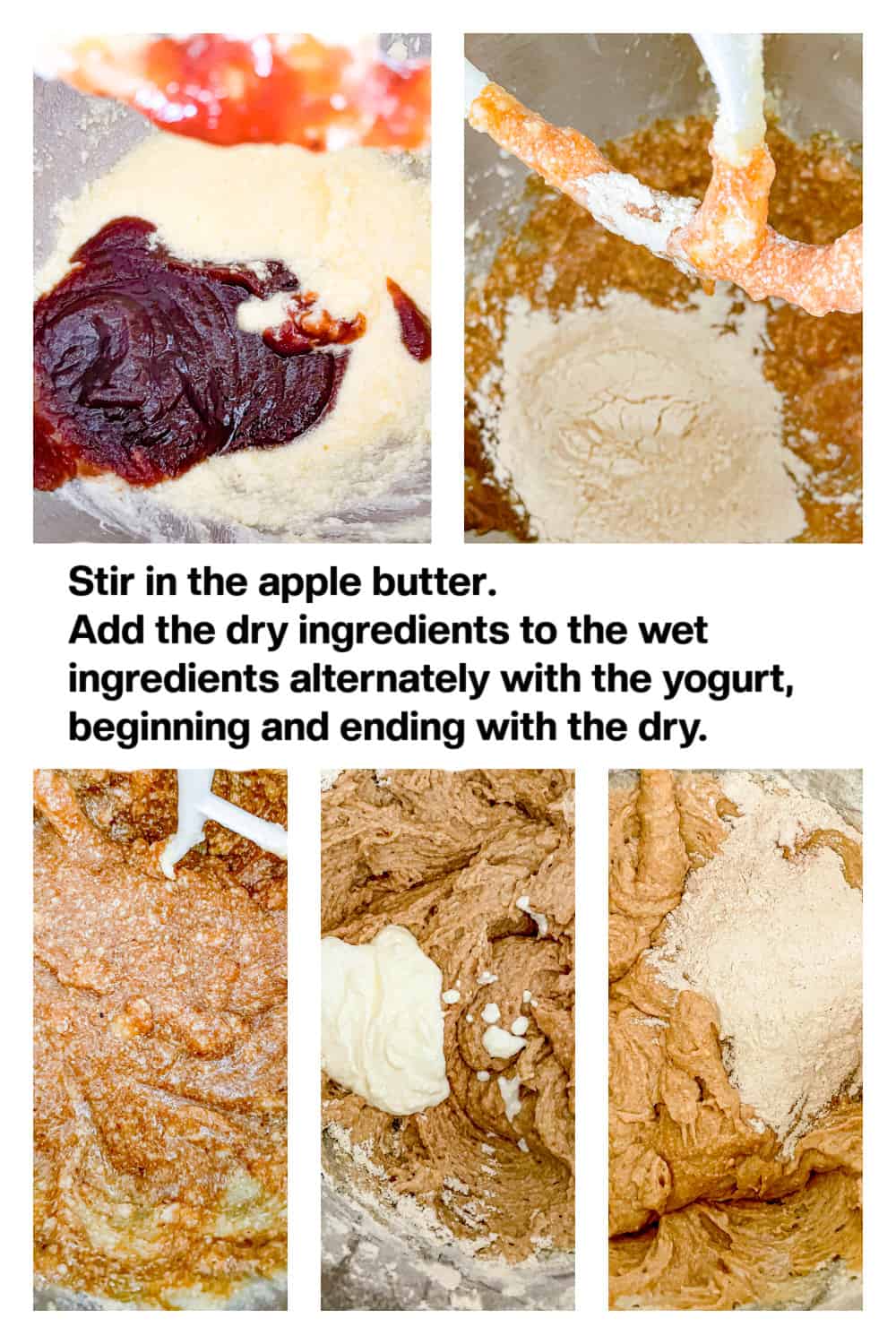 Apple Butter Spice Cake tutorial