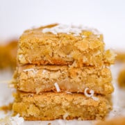 blondie bars with coconut