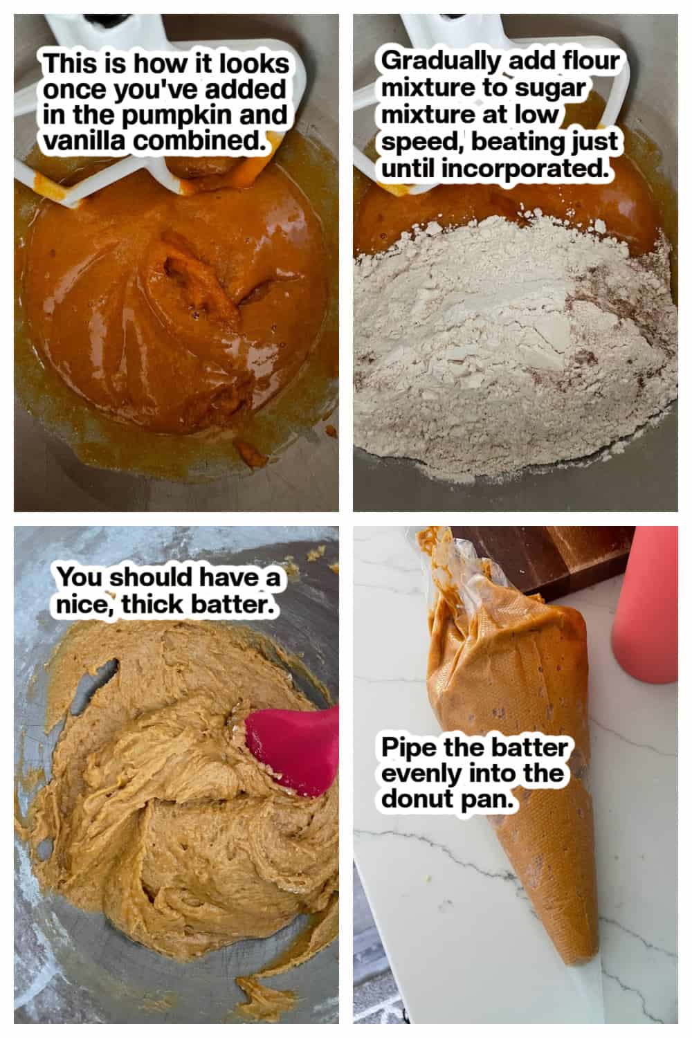 tutorial pumpkin cake donuts baked